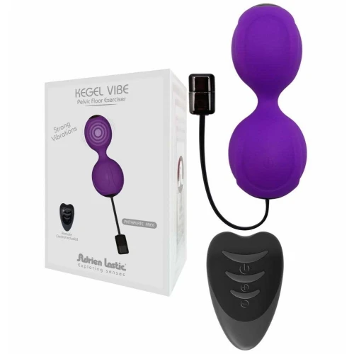 Adrien Lastic Kegel Vibe Purple - Вагинальный шарик с вибрацией