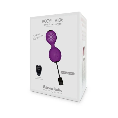 Adrien Lastic Kegel Vibe Purple - Вагинальный шарик с вибрацией