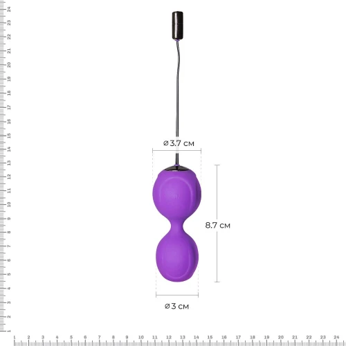 Adrien Lastic Kegel Vibe Purple - Вагинальный шарик с вибрацией