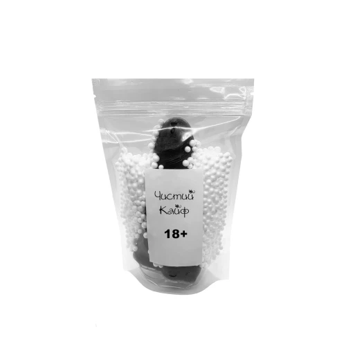 Чистый Кайф Black size M - Мыло-член с присоской 