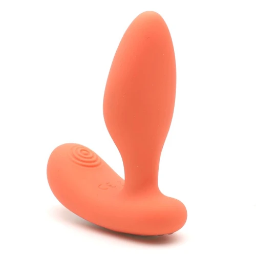 KissToy Gordon Orange — Анальный стимулятор с гибкой кожей и пультом управления