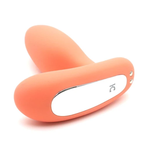 KissToy Gordon Orange — Анальный стимулятор с гибкой кожей и пультом управления
