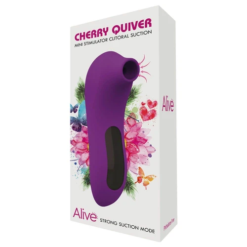 Alive Cherry Quiver - вакуумный стимулятор с мягким силиконом