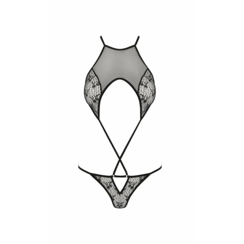 AZALIA BODY black S/M - Ажурне еротичне боді