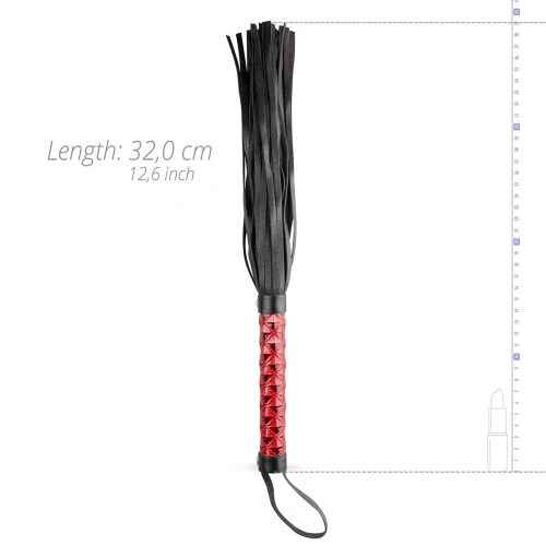 Whipped - Beat It Flogger - Red - Черно-красная плеть-флогер