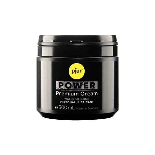 Pjur POWER Premium Cream 500 мл - Густа змазка для фістінга і анального сексу на гібридній основі