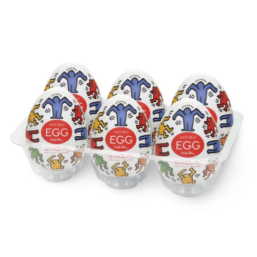 Tenga Keith Haring EGG Dance (6 яєць) - Набір яєць мастурбаторів