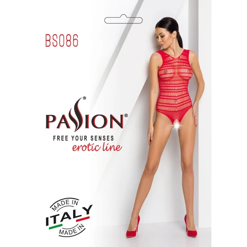 Бодистокинг Passion BS086 red