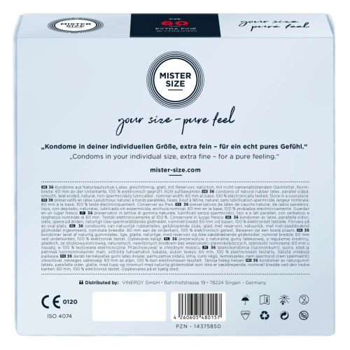 Презервативы Mister Size 60 (36 pcs)