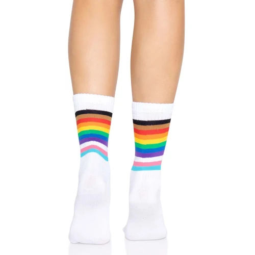 Leg Avenue Pride crew socks Rainbow - Жіночі шкарпетки "Райдуга"