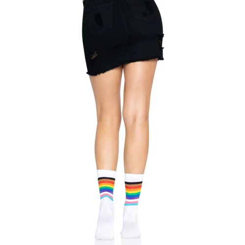 Leg Avenue Pride crew socks Rainbow - Жіночі шкарпетки "Райдуга"