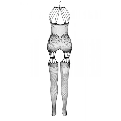 Passion BS095 white - Бодістокінг