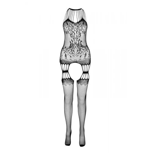 Passion BS095 white - Бодістокінг