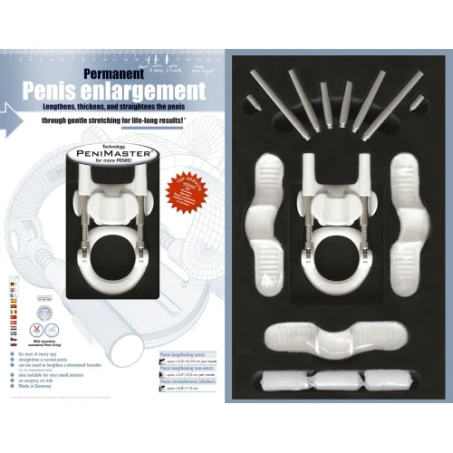PeniMaster Chrome - Экстендер для увеличения члена (Германия)