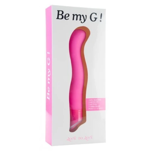 Love To Love BE MY G Pink — Вибратор точки G  из бархатистого медицинского силикона