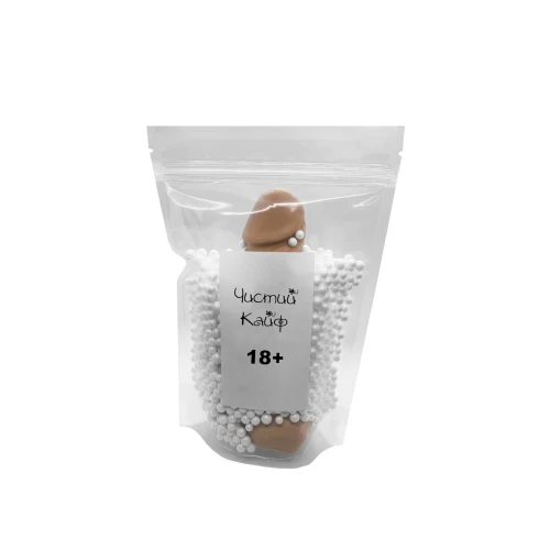 Чистый Кайф Brown size M - Мыло-член с присоской