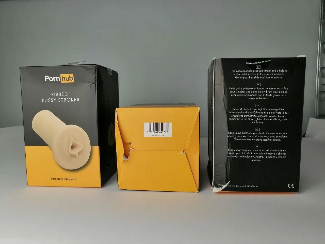 Мастурбатор Pornhub Ribbed Pussy Stroker (испорченная упаковка)