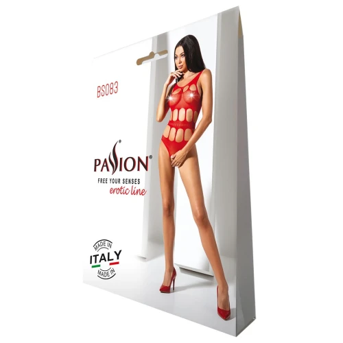 Бодистокинг Passion BS083 red