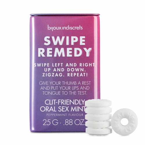 Мятные конфеты Bijoux Indiscrets SWIPE REMEDY - clitherapy oral sex mints