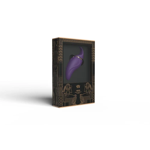 На фото изображен **фиолетовый Zalo — Hero Twilight Purple, вибратор с технологией PulseWave™**.