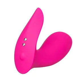 На фото розовый вибратор Lovense Flexer – вибратор для трусиков для фингеринга.