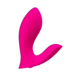 На фото розовый вибратор Lovense Flexer – вибратор для трусиков для фингеринга.