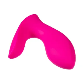 На фото розовый вибратор Lovense Flexer – вибратор для трусиков для фингеринга.