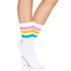 Leg Avenue Pride crew socks Pansexual - Шкарпетки "Пансексуальність"