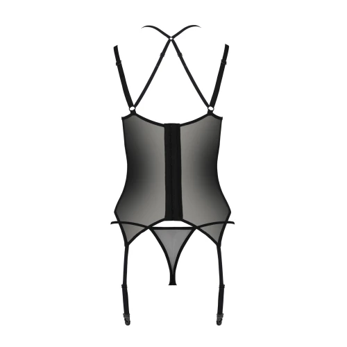 Корсет Passion DROSERA CORSET black L/XL - ECO Passion