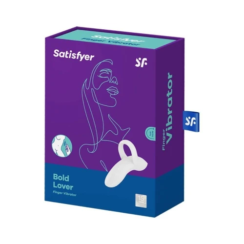 Вибратор на палец Satisfyer Bold Lover White (мятая упаковка!!!)
