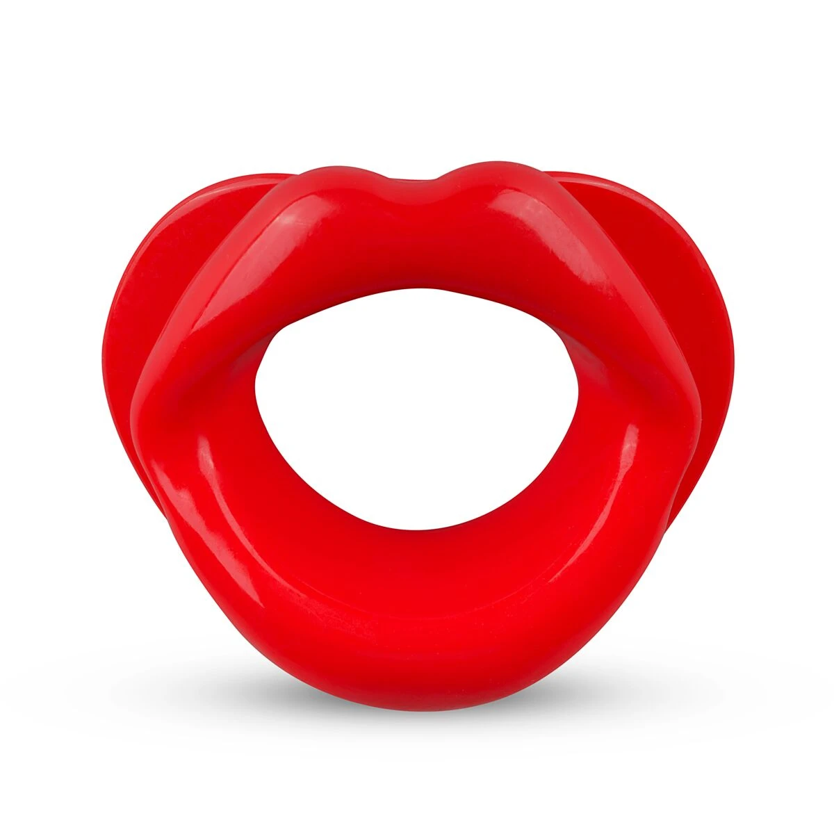 XOXO Blow Me A Kiss Mouth Gag - Red - Силиконовая капа-расширитель