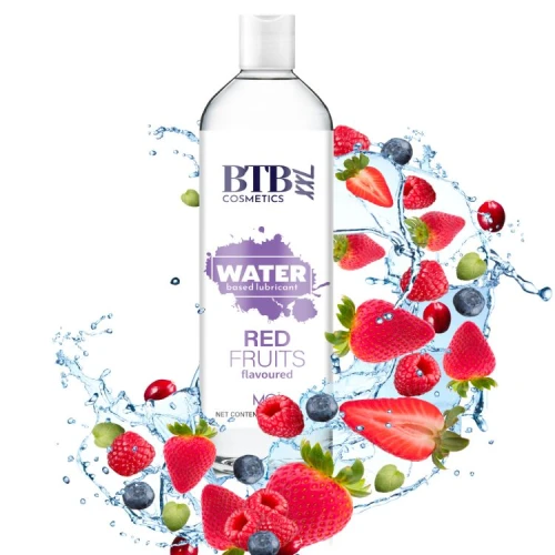 BTB FLAVORED RED FRUITS - Лубрикант с ароматом красных фруктов (250 мл)