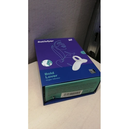 Вибратор на палец Satisfyer Bold Lover White (мятая упаковка!!!)