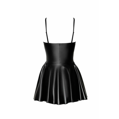 Платье Noir Handmade F308 Dreamer wetlook corset mini dress with front zipper - XL