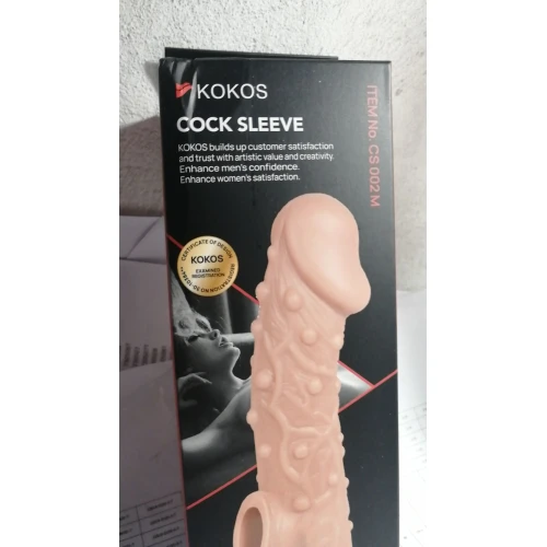 Насадка на член Kokos Cock Sleeve CS 002 M (мятая упаквка!!!)