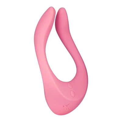 Satisfyer Endless Joy Pink - Вібратор для пар з трьома незалежними моторами