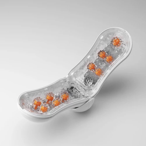 Мастурбатор Tenga FLIP ORB - Orange Crash (подмокшая упаковка)