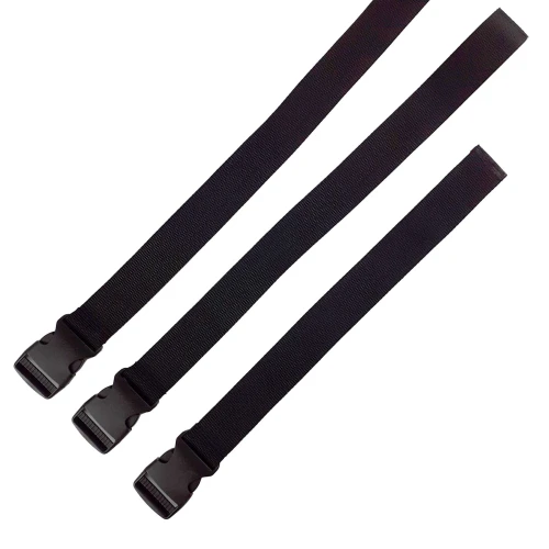 На фото изображены ремни для бондажа Art of Sex - BDSM Bondage Black Night Simple унисекс на белом фоне