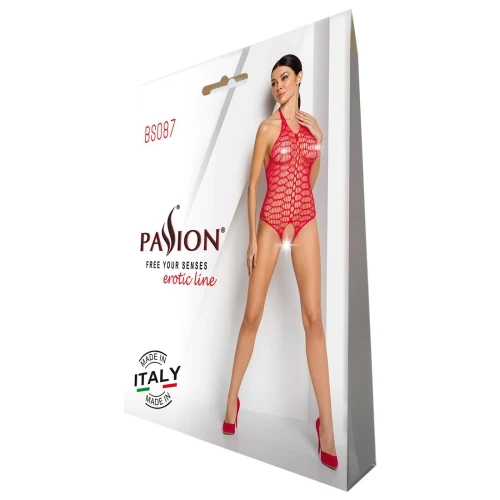 Бодистокинг Passion BS087 red