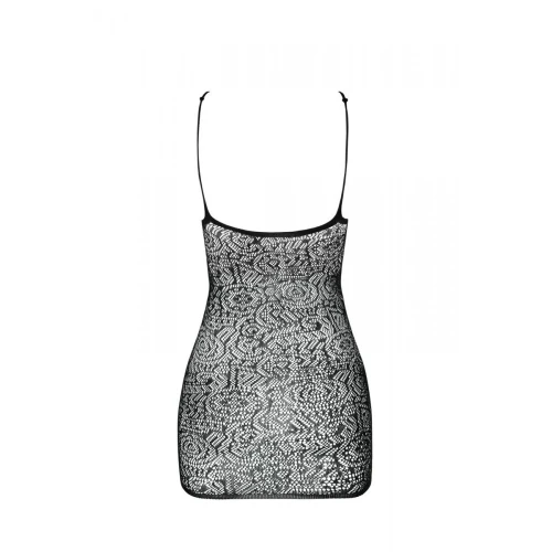 Passion BS096 white - Бодистокинг с полуоткрытой грудью