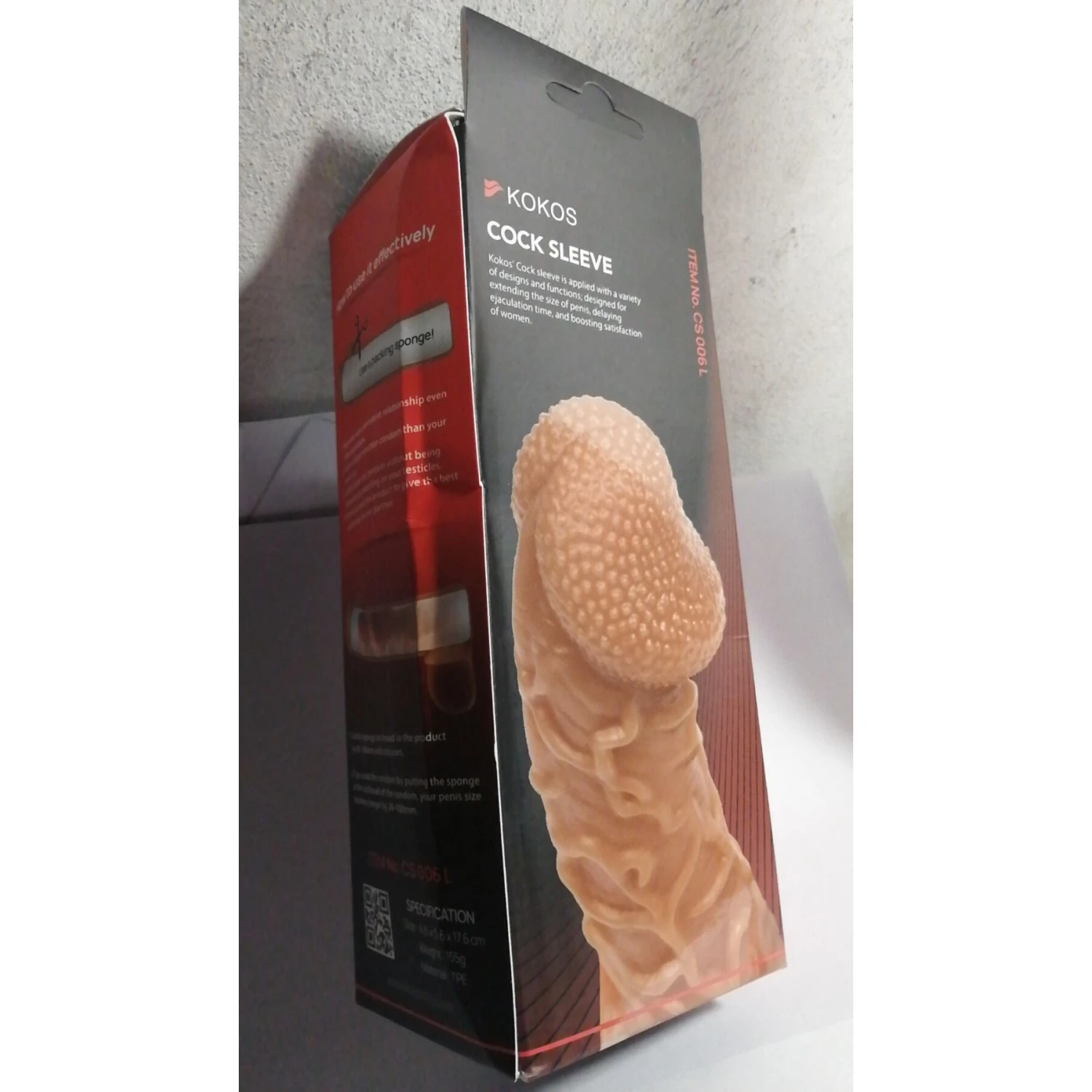 Насадка на член Kokos Cock Sleeve CS 006 L (мятая упаквка!!!)