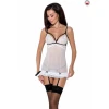 ORIHIME CHEMISE white L/XL - Приталенная сорочка с пажами
