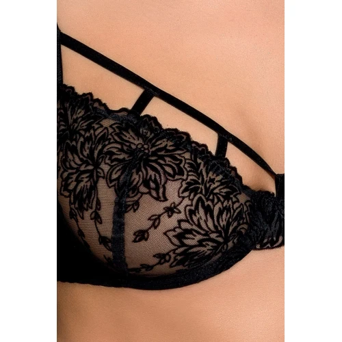 HAYA SET black S/M - Розкішний набір еротичної білизни