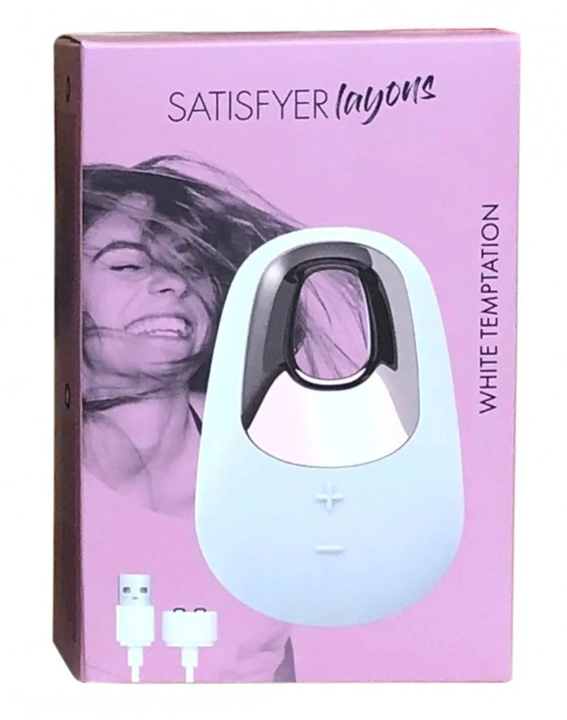 Satisfyer Lay-On - White Temptation - Мощный мини вибратор, очень тихий мотор
