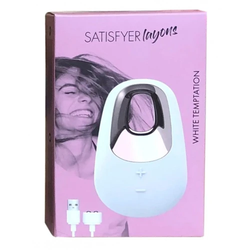 Satisfyer Lay-On - White Temptation - Мощный мини вибратор, очень тихий мотор