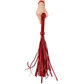 Art of Sex - Flogger Martinet - Шкіряний флогер-батіг (Червоний)