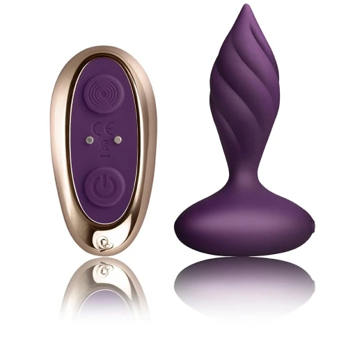 Rocks Off Petite Sensations – Desire Purple - Анальная вибро-пробка с пультом