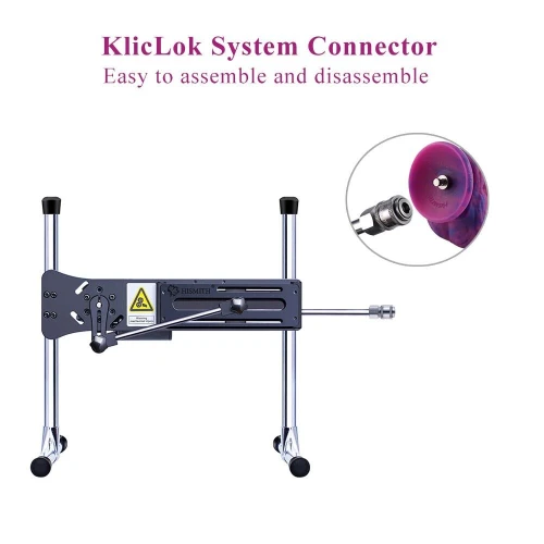 Hismith 9.45" Silicone Fantasy Series Dildo - Фаллоимитатор с креплением KlicLok