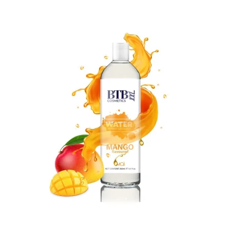 BTB FLAVORED MANGO - Смазка на водной основе с ароматом манго (250 мл)