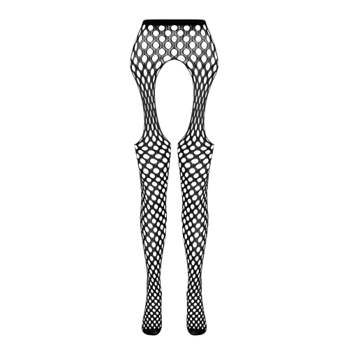 Passion ECO S003 red - Эротические колготки-бодистокинг 